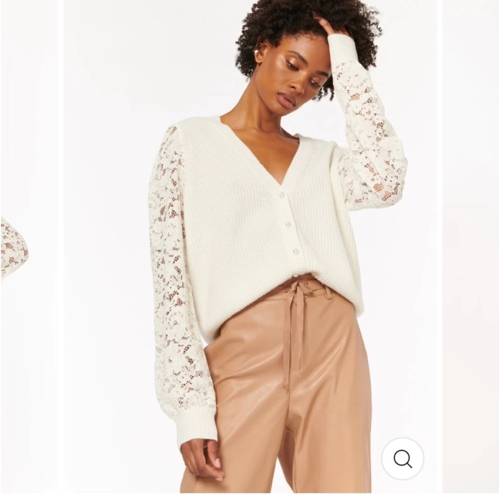 🌺 Cami NYC Beth Cardigan Sweater Ceramic size Small